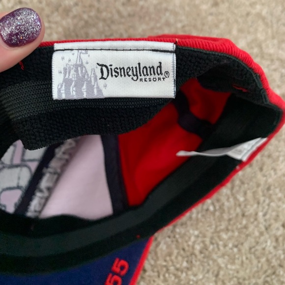 Disneyland Cars '55 Red Adult Baseball Hat One Size - Picture 4 of 4